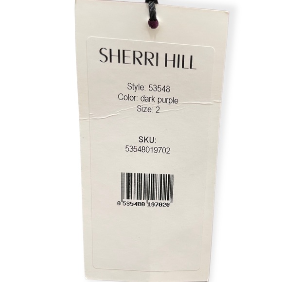 Sherri Hill #53548 Purple Special Occasion Dress NWT - Picture 12 of 14